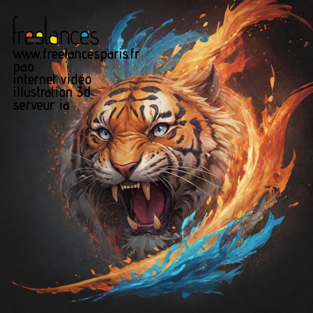 Pao mise en page internet vidéo illustration 3d serveur IA générative AI freelance paris studio de création magazines lu6i9fl0